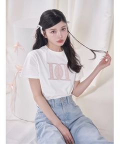 darich ダーリッチ キルティングアップリケTシャツ Darich - ダーリッチ darich キルティングアップリケTシャツ WHT