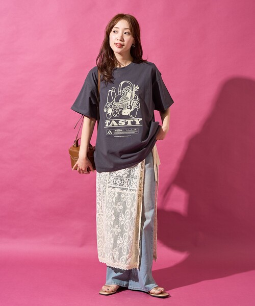 キャラクター プリント 半袖Tシャツ L Garfield & good friends PrintT shirt ユニセックス男女兼用