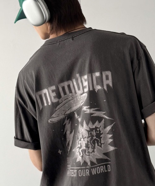 Classical Origin(クラシカルオリジン)の「ピグメント加工マットグラフィック柄Tシャツ / Pigment-Washed Matte Graphic T-Shirt(Tシャツ/カットソー・メンズ・その他2/その他4/その他1/その他3・SMALL/LARGE/MEDIUM)」の2枚目の写真