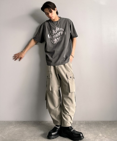 Classical Origin(クラシカルオリジン)の「ピグメント加工マットグラフィック柄Tシャツ / Pigment-Washed Matte Graphic T-Shirt(Tシャツ/カットソー・メンズ・その他2/その他4/その他1/その他3・SMALL/LARGE/MEDIUM)」の11枚目の写真