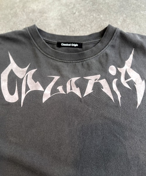 Classical Origin(クラシカルオリジン)の「ピグメント加工マットグラフィック柄Tシャツ / Pigment-Washed Matte Graphic T-Shirt(Tシャツ/カットソー・メンズ・その他2/その他4/その他1/その他3・SMALL/LARGE/MEDIUM)」の6枚目の写真