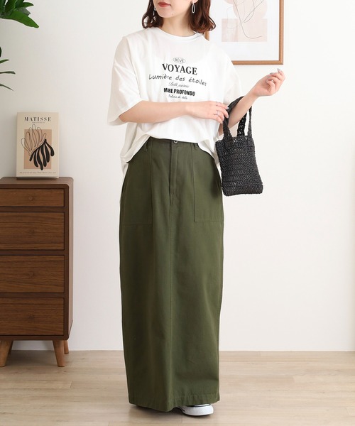 mitis(ミティス)の「mitis 冷感カノコ プリントTシャツ(Tシャツ/カットソー・レディース・ホワイト×ブラック/ホワイト×グリーン/ホワイト系その他・M)」の19枚目の写真