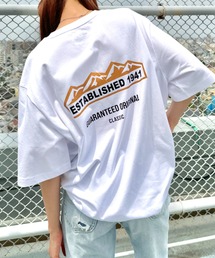 【日本未発売/WEB限定】JEEP(ジープ)/グラフィック バックロゴ ロゴ刺繍 半袖 Tシャツ/M-Logo graphic t-shirt