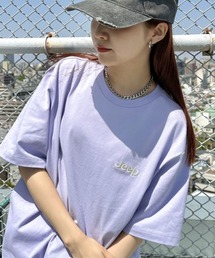【日本未発売/WEB限定】JEEP(ジープ)/グラフィック バックロゴ ロゴ刺繍 半袖 Tシャツ/M-Logo graphic t-shirt