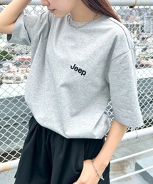 【日本未発売/WEB限定】JEEP(ジープ)/グラフィック バックロゴ ロゴ刺繍 半袖 Tシャツ/M-Logo graphic t-shirt