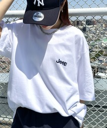 【日本未発売/WEB限定】JEEP(ジープ)/グラフィック バックロゴ ロゴ刺繍 半袖 Tシャツ/M-Logo graphic t-shirt