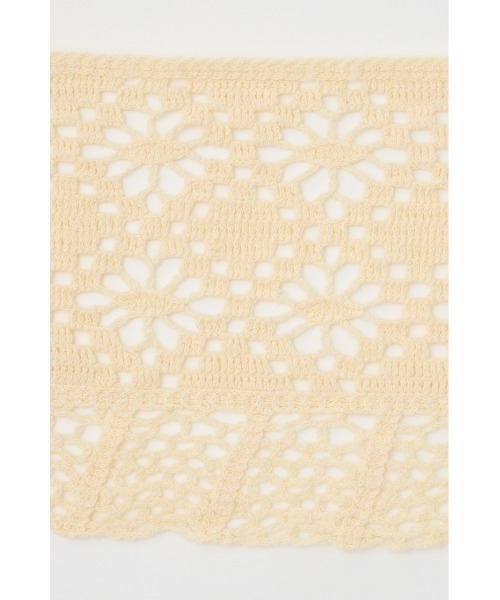LAGUA GEM（ラグアジェム）の「CROCHET WRAP ベルト（ベルト・レディース・アイボリー/ブラック・FREE）」の14枚目の写真