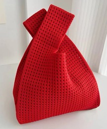 IRADOWL（アイラドール）の「メッシュデザインニットミニハンドバッグ（ハンドバッグ）」