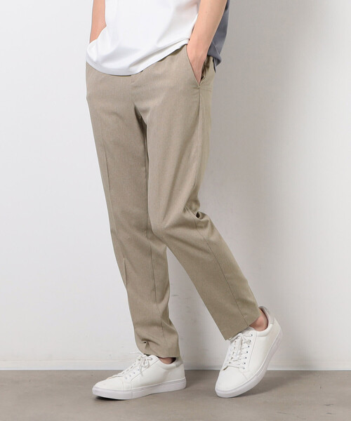 COMME CA ISM（コムサイズム）の「【セットアップ対応】ライトウエイト ポリエステル テーパードスラックス（スラックス・メンズ・ブラック/グレー/ネイビー/ベージュ・SMALL/MEDIUM/LARGE）」の4枚目の写真