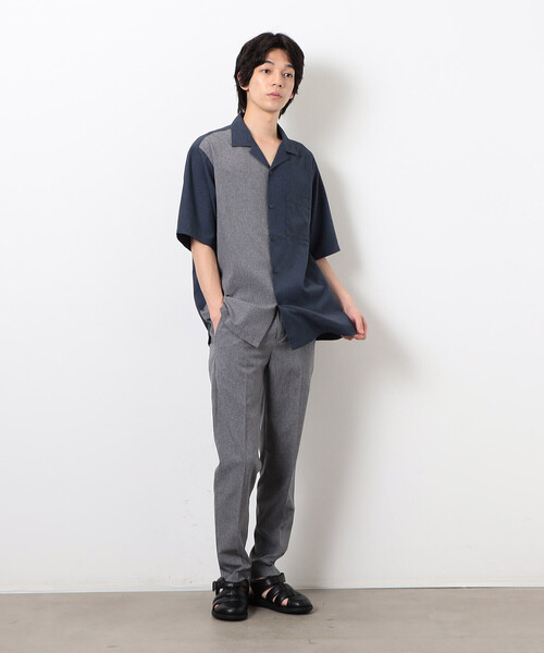 COMME CA ISM（コムサイズム）の「【セットアップ対応】ライトウエイト ポリエステル テーパードスラックス（スラックス・メンズ・ブラック/グレー/ネイビー/ベージュ・SMALL/MEDIUM/LARGE）」の16枚目の写真