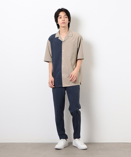 COMME CA ISM（コムサイズム）の「【セットアップ対応】ライトウエイト ポリエステル テーパードスラックス（スラックス・メンズ・ブラック/グレー/ネイビー/ベージュ・SMALL/MEDIUM/LARGE）」の22枚目の写真