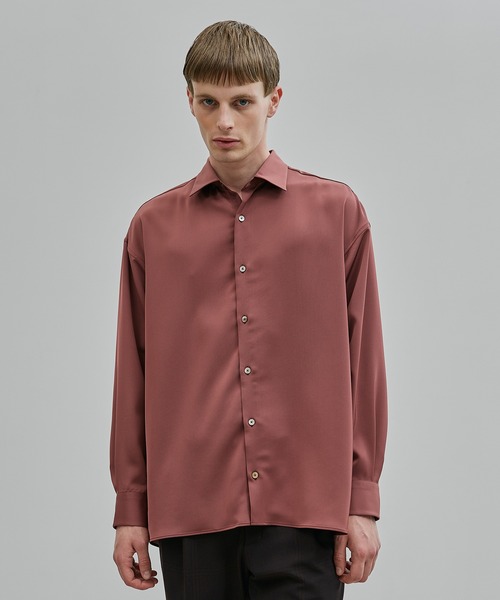 【UNITED TOKYO】COLD DRY ロングスリーブシャツ COLD DRY PLEATS ロングスリーブシャツ(1 OFF WHITE): : メンズ