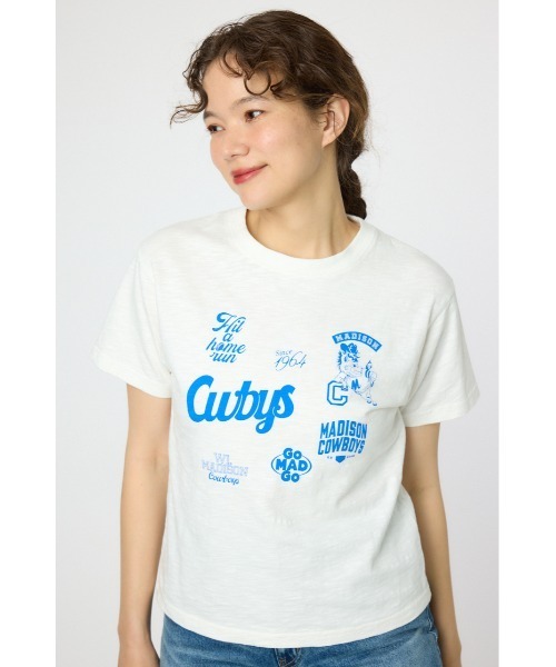 RODEO CROWNS WIDE BOWL(ロデオクラウンズワイドボウル)の「WMC Tシャツ(Tシャツ/カットソー・レディース・レッド/ネイビー/サックスブルー/オフホワイト・FREE)」の2枚目の写真