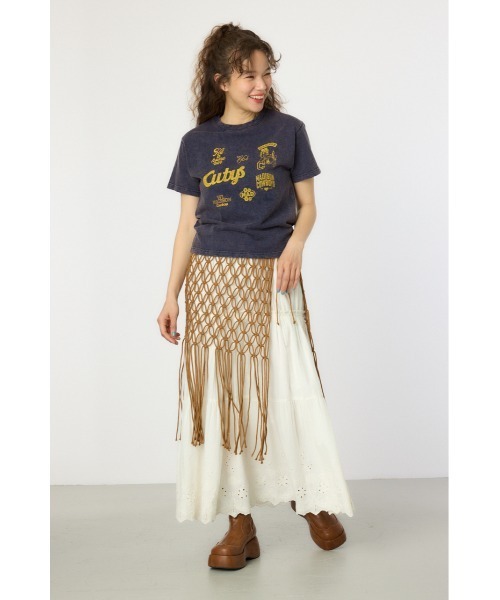 RODEO CROWNS WIDE BOWL(ロデオクラウンズワイドボウル)の「WMC Tシャツ(Tシャツ/カットソー・レディース・レッド/ネイビー/サックスブルー/オフホワイト・FREE)」の9枚目の写真