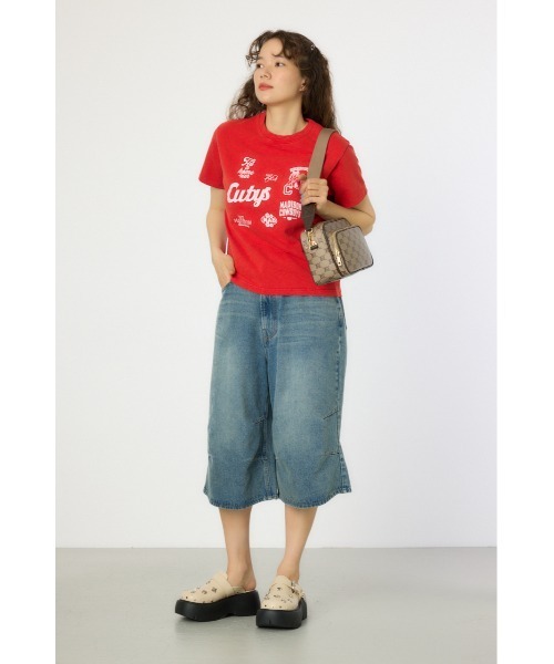 RODEO CROWNS WIDE BOWL(ロデオクラウンズワイドボウル)の「WMC Tシャツ(Tシャツ/カットソー・レディース・レッド/ネイビー/サックスブルー/オフホワイト・FREE)」の15枚目の写真