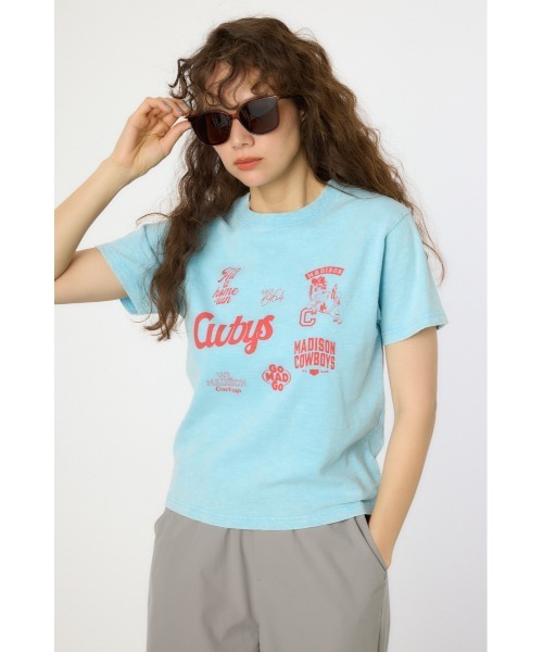 RODEO CROWNS WIDE BOWL(ロデオクラウンズワイドボウル)の「WMC Tシャツ(Tシャツ/カットソー・レディース・レッド/ネイビー/サックスブルー/オフホワイト・FREE)」の17枚目の写真