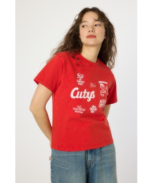 RODEO CROWNS WIDE BOWL(ロデオクラウンズワイドボウル)の「WMC Tシャツ(Tシャツ/カットソー・レディース・レッド/ネイビー/サックスブルー/オフホワイト・FREE)」の12枚目の写真