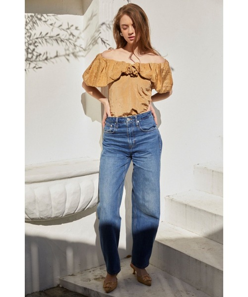 Estella.K(エステラケー)の「Parker Top オフショルケープブラウス(シャツ/ブラウス・レディース・ホワイト/ネイビー/キャメル/レンガ・FREE)」の22枚目の写真