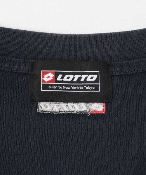 LOTTO Tシャツ LOTTO tシャツ LOTTO CHECKERD FLAG GAME SHIRTS メンズ