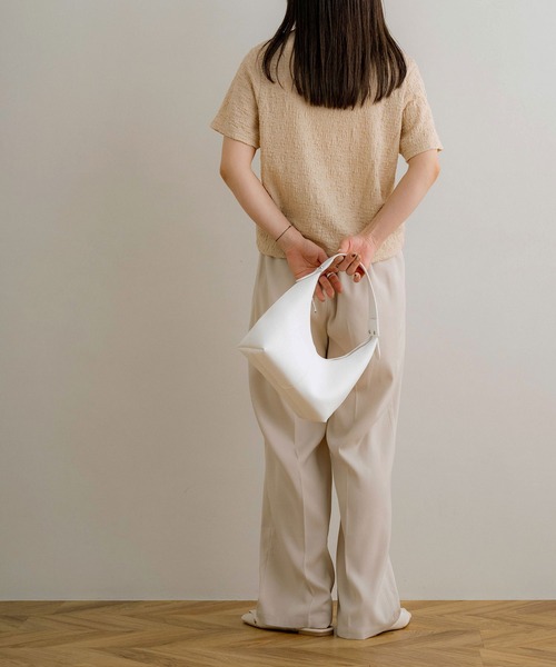 NOAHL(ノアル)の「【NOAHL】クラッシュジャガードT(Tシャツ/カットソー・レディース・ブラック/ベージュ/グリーン系/アイボリー/ブラウン・L/M)」の8枚目の写真