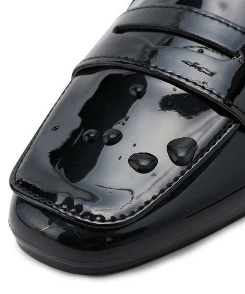 TEMPERATE（テンパレイト）の「【TEMPERATE/テンパレイト別注】コインローファー（レインシューズ・レディース・グレー/ブラック・37/38/39）」の7枚目の写真