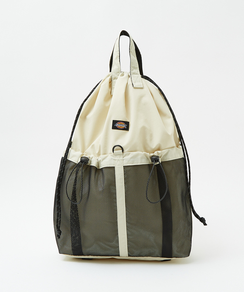 Dickies(ディッキーズ)の「【DICKIES/ディッキーズ】3WAY MP DS SACK 80976100/ドローストリングデザイン/スポーティ/カジュアル/ナップザック/ユニセックス【WEB限定】(バックパック/リュック・レディース・グレー/アイボリー/ブラック・フリー)」の18枚目の写真