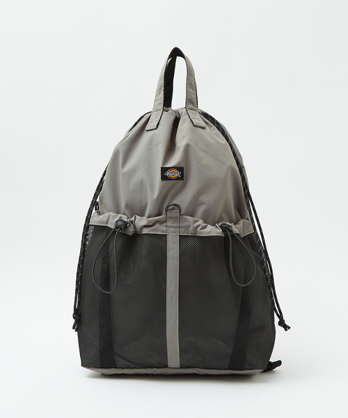 Dickies(ディッキーズ)の「【DICKIES/ディッキーズ】3WAY MP DS SACK 80976100/ドローストリングデザイン/スポーティ/カジュアル/ナップザック/ユニセックス【WEB限定】(バックパック/リュック・レディース・グレー/アイボリー/ブラック・フリー)」の16枚目の写真
