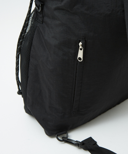 Dickies(ディッキーズ)の「【DICKIES/ディッキーズ】3WAY MP DS SACK 80976100/ドローストリングデザイン/スポーティ/カジュアル/ナップザック/ユニセックス【WEB限定】(バックパック/リュック・レディース・グレー/アイボリー/ブラック・フリー)」の9枚目の写真