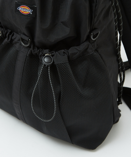 Dickies(ディッキーズ)の「【DICKIES/ディッキーズ】3WAY MP DS SACK 80976100/ドローストリングデザイン/スポーティ/カジュアル/ナップザック/ユニセックス【WEB限定】(バックパック/リュック・レディース・グレー/アイボリー/ブラック・フリー)」の8枚目の写真