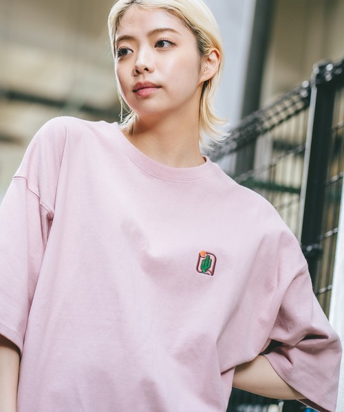 LB/S (エルビーエス)の「【DESERT SPORTSWEAR:デザートスポーツウェア】ワンポイント 刺繍 Tシャツ(Tシャツ/カットソー・メンズ・アイボリー/サックスブルー/スミクロ/ピンク/ブラウン/ブラック/ホワイト・MEDIUM/LARGE/X-LARGE)」の7枚目の写真