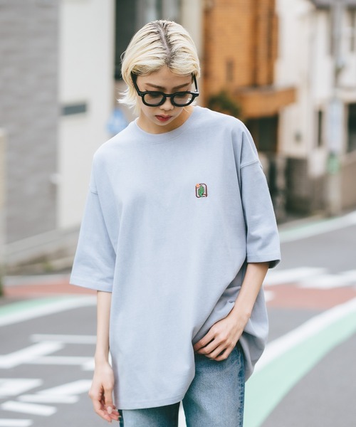 LB/S (エルビーエス)の「【DESERT SPORTSWEAR:デザートスポーツウェア】ワンポイント 刺繍 Tシャツ(Tシャツ/カットソー・メンズ・アイボリー/サックスブルー/スミクロ/ピンク/ブラウン/ブラック/ホワイト・MEDIUM/LARGE/X-LARGE)」の16枚目の写真