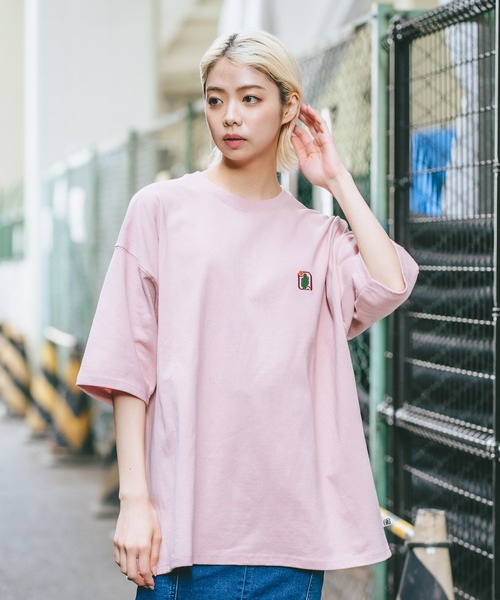 LB/S (エルビーエス)の「【DESERT SPORTSWEAR:デザートスポーツウェア】ワンポイント 刺繍 Tシャツ(Tシャツ/カットソー・メンズ・アイボリー/サックスブルー/スミクロ/ピンク/ブラウン/ブラック/ホワイト・MEDIUM/LARGE/X-LARGE)」の20枚目の写真