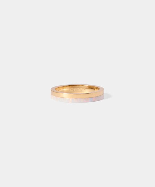 タイムセール中オパールリング 1.07CT オパールリング（イエローゴールド）【彼女や奥様へ
