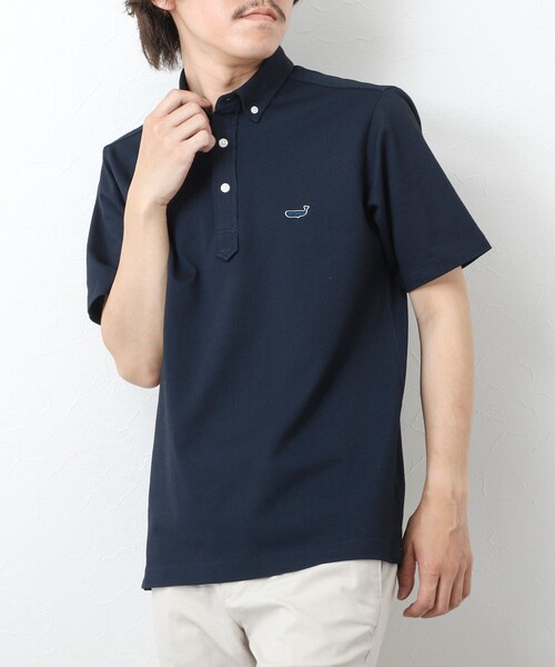 NOLLEY’S（ノーリーズ）の「《ビジカジ対応》【ALBINI】吸水速乾クジラBD Polo ビズポロ 25SS（ポロシャツ・メンズ・ホワイト/ネイビー/ブラック系その他/ブルー系その他・XL/L/M/S/XXL）」の18枚目の写真