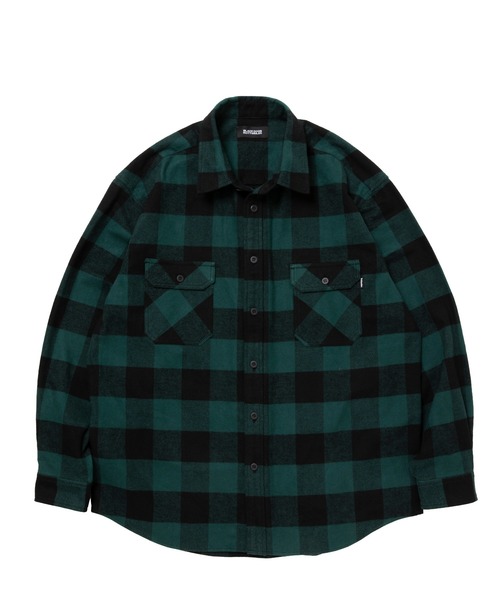 ROTTWEILER（ロットワイラー）の「R9 BUFFALO CHECK SHIRT（シャツ/ブラウス・メンズ・ブルー/グリーン・S/M/L/XL）」の6枚目の写真