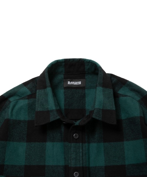ROTTWEILER（ロットワイラー）の「R9 BUFFALO CHECK SHIRT（シャツ/ブラウス・メンズ・ブルー/グリーン・S/M/L/XL）」の4枚目の写真