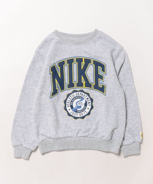 Vintage　Nike トレーナー・スウェット クリーム/ブルーグレー セール】【NIKE】NKB B NSW P.E. GFX CREW / ナイキ クルーネック ロゴ