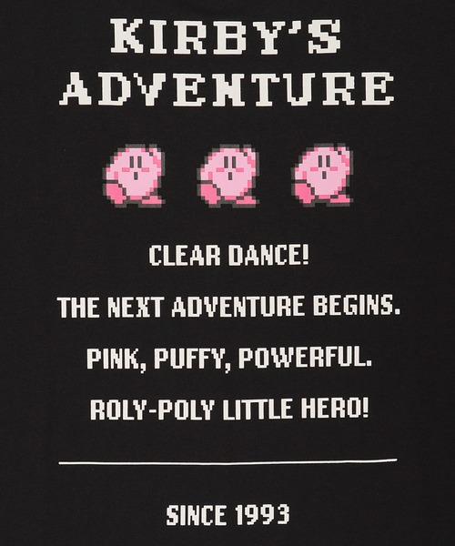 ALWAYS GOOD TIME（オルウェイズグッドタイム）の「【星のカービィ/KIRBY 】天竺 BOXシルエット ワンポイント刺繍/プリント 半袖Ｔシャツ（Tシャツ/カットソー・レディース・オフホワイト/ブラック/スモークピンク/パープル・L/M）」の17枚目の写真