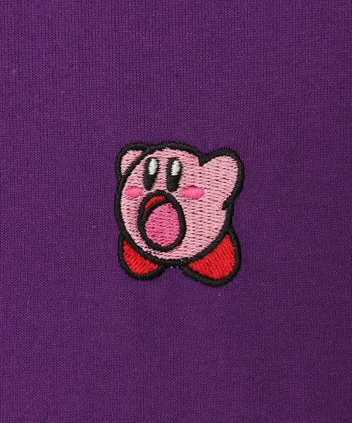 ALWAYS GOOD TIME（オルウェイズグッドタイム）の「【星のカービィ/KIRBY 】天竺 BOXシルエット ワンポイント刺繍/プリント 半袖Ｔシャツ（Tシャツ/カットソー・レディース・オフホワイト/ブラック/スモークピンク/パープル・L/M）」の21枚目の写真