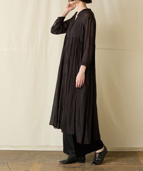 ワンピース shiyuki chinese knot dress（ワンピース）｜suzuki takayuki（スズキ