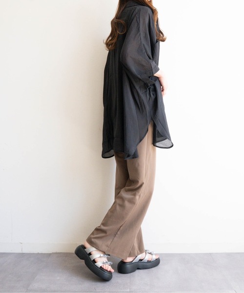 Fabby fabby(ファビィーファビィー)の「ミニリボンサンダル(サンダル・レディース・ブラック/シルバー・MEDIUM/LARGE)」の22枚目の写真