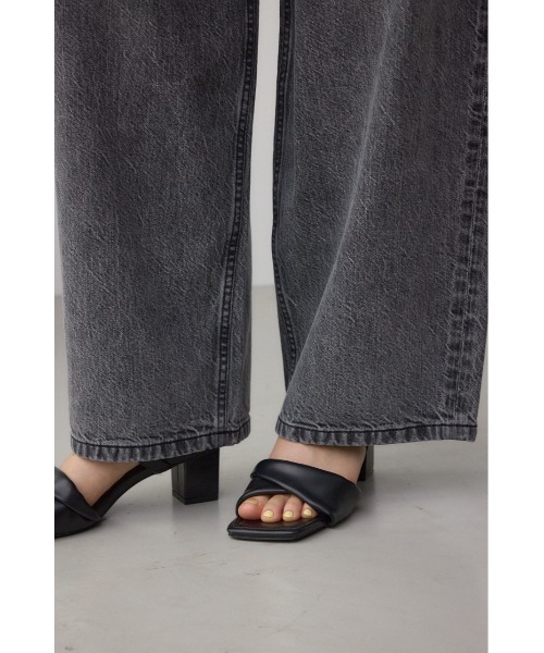 AZUL by moussy（アズールバイマウジー）の「【サイズ,身長別画像あり】AZUL DENIM フロントタックワイドデニム（デニムパンツ・レディース・ブルー/ライトブラック・SMALL/MEDIUM）」の14枚目の写真
