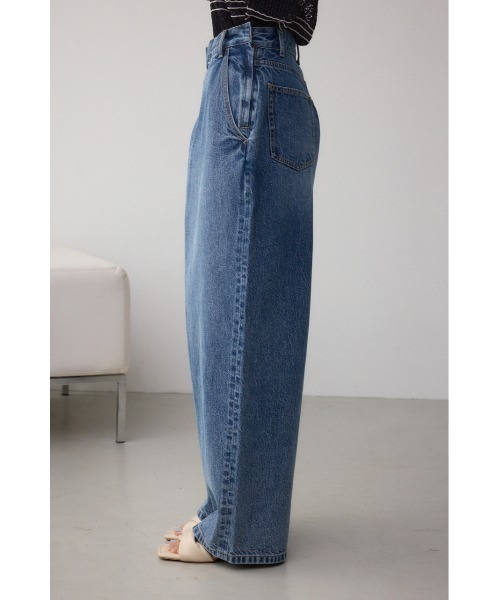 最安値！twwデニム XS/S ロングサイズ washed-blue