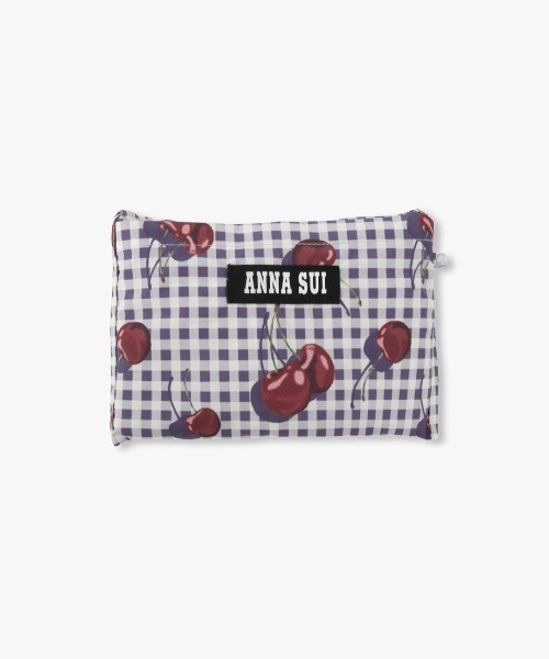 ANNA SUI(アナスイ)の「チェリープリント 撥水エコバッグ(エコバッグ/サブバッグ・レディース・パープル/ネイビー/ブラック・FREE)」の19枚目の写真