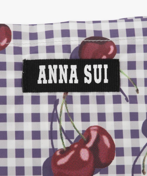 ANNA SUI(アナスイ)の「チェリープリント 撥水エコバッグ(エコバッグ/サブバッグ・レディース・パープル/ネイビー/ブラック・FREE)」の20枚目の写真