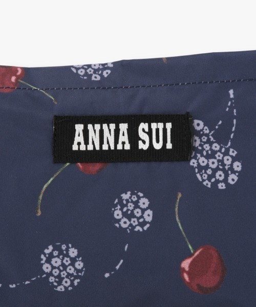 ANNA SUI(アナスイ)の「チェリープリント 撥水エコバッグ(エコバッグ/サブバッグ・レディース・パープル/ネイビー/ブラック・FREE)」の18枚目の写真