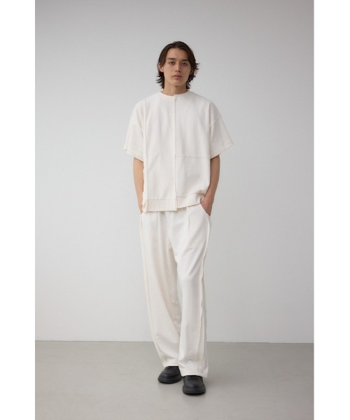 AZUL by moussy(アズールバイマウジー)の「インサイドアウトライントップス(Tシャツ/カットソー・メンズ・グレー/オフホワイト/ブラック・MEDIUM/LARGE)」の5枚目の写真