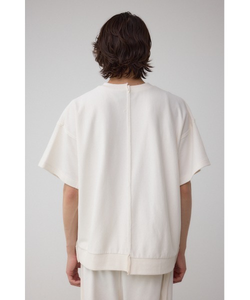 AZUL by moussy(アズールバイマウジー)の「インサイドアウトライントップス(Tシャツ/カットソー・メンズ・グレー/オフホワイト/ブラック・MEDIUM/LARGE)」の8枚目の写真
