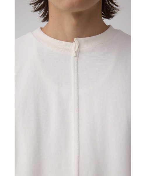 AZUL by moussy(アズールバイマウジー)の「インサイドアウトライントップス(Tシャツ/カットソー・メンズ・グレー/オフホワイト/ブラック・MEDIUM/LARGE)」の9枚目の写真