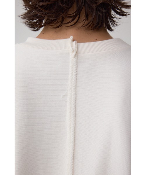 AZUL by moussy(アズールバイマウジー)の「インサイドアウトライントップス(Tシャツ/カットソー・メンズ・グレー/オフホワイト/ブラック・MEDIUM/LARGE)」の10枚目の写真